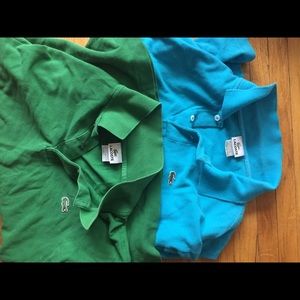 Lot of 2 Lacoste polo shirts size 6